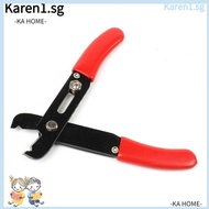 KA Crimping Pliers, Red Alloy Steel Wire Strippers, Universal Wiring Tools Cable