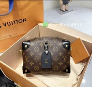 🔥全新閒置 可送禮✨全港最平‼支持面交陪驗 ‼🌈Louis Vuitton Petite Malle Souple Monogram M45571 Brown 棕色 老花 軟箱包💖可手拎 可斜肩👏現貨