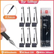 6Pcs Table Top Pen 0.5MM Ballpen Desk Table Pen School Supplies Office Bank Stationery