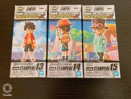 🌟日版🌟金證WCF 海賊王 One Piece Stampede劇場版 vol.3三兄弟-路飛，艾斯，薩波