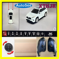 XTHJR 2015-2021 For Toyota Highlander Car 360 Degree Camera Bird Eye 3D Panoramic View Surround Rear Side Mirror Cam Parking Reverse FJDRT
