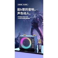 T-203 Portable Karaoke Speaker Powerful Bass Boost Dynamic Light Show Wireless Karaoke Speaker