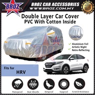 HRV High Quality Durable Anti Scratch Double Layer All Weather PVC Cotton Aluminium Foil Car Body Cover - SUV SIZE
