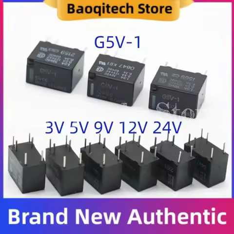 5 10 20 PCS G5V-1 - 3V 5V 9V 12V 24V 6PIN 1A DC12V 5VDC 12VDC 24VDC New Authentic Original Signal Re