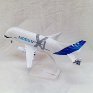 Airbus Beluga Metal Alloy Diecast Collector Model Airplane 8” w/ Landing Gear & Stand ️