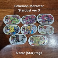 Pokemon Mezastar Stardust ver 3 - 5-star (Star) tags -