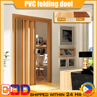 PVC folding door/Bathroom Sliding Door/household Partition Track Door/Accordion Sliding door kitchen partition