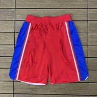 Boss Red Blue Stitching Trousers 76 White Basketball Red Shorts