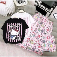 Children's outfit Set, long shirt and shorts Set for girls from 14-44kg PHONE model (V)