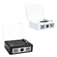 Bluetooth CD Player Desktop CD Players for Home Built-in Speakers Rechargeable Headphone Jack Vintag