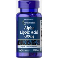 Puritan’s Pride Alpha Lipoic Acid 600 mg / 60 Capsules- อาลีสุขภาพ