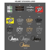 / Stickers, Logo Stickers for AGV,AI,SHOEI, KCB,AI, ETC. Helmets