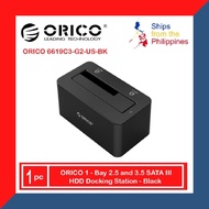 ORICO 6619C3-G2-US-BK ORICO 1-Bay 2.5 and 3.5 SATA III HDD Docking Station - Black