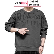 ZENBIG men's autumn-winter sweater big size, large size shirt for fat people from 3xl - 8xl