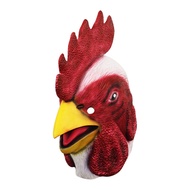 NEW Chicken Head Latex Cock Mask for Halloween Costume Party Carnival Prop Cosplay Ball Attire Mask