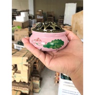 Fengshan Ice Cracked Incense Burner Household Incense Burner Ceramic Sandalwood Plate Incense Cone I