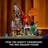 LEGO IDEAS 21348 DUNGEONS & DRAGONS: RED DRAGON'S TALE (3,745 PIECES) BLOCK ARRANGEMENT TOY