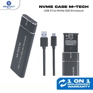 Casing SSD NVME USB 3.1 Type C SSD Enclosure up to 10Gbps
