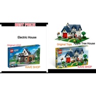 LEGO 5891 Creator : Apple Tree House - LEGO 60398 City : Electric House