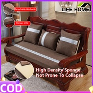 Sofa Foam Pad for Wood Set 1/2/3/4 Sofa Seater Cushion Thickening High-density Sponge Anti-Skid Protector Sofa Cushion Bench Cushion Chinese Style