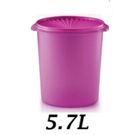 Tupperware Deco Canister 5.7L purple food container Bekas kuih raya kedap udara Tong tall canister balang kuih raya