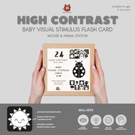 Flash Card Baby Toddler Newborn 0 - 3 months High Contrast Baby Learning Card.