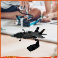 [PrettyiaSG] 1/72 Scale F35B Aircraft Model Diecast Airplane Model with Stand Statue Alloy Aircraft 