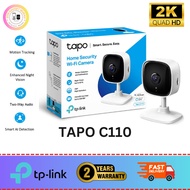 TP-Link Tapo C110 3MP Full HD Wireless WiFi Smart Security Surveillance IP Camera - WARRANTY