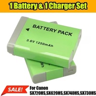 3.6V 1250mAh NB-13L Camera Battery for Canon SX720HS SX620HS SX740HS SX730HS