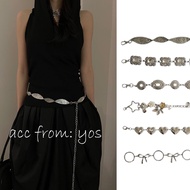 Boho Style Metal Chain Dress Belt for Women