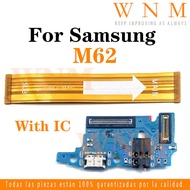 For Samsung Galaxy M62 M625 M625F Main Mainboard flex Board Connector LCD Display Screen USB Chargin