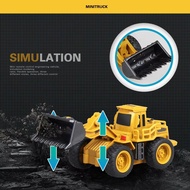 รถตักดิน (บังคับจิ๋ว) Tractor 1:64 Construction Car Mini RC 2.4G 8028A