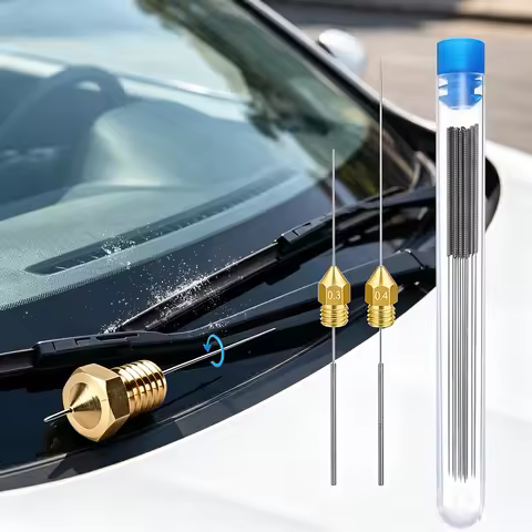 Car Windscreen Jet Nozzle Washer Tool Stainless Steel Wiper Nozzle Cleaning Kit For 3D Printer Jet,