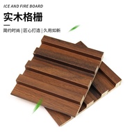 Wall Panel Grid Wood Veneer TV Solid Wood Bedroom Great Wall Panel Background Wall Decorative Panel 