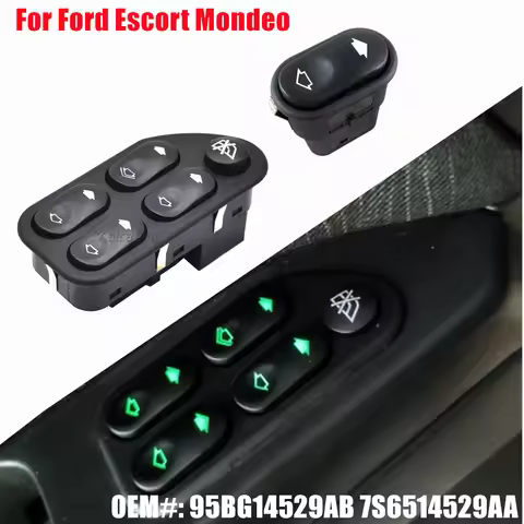 New Car Power Window Switch Control Button For Ford Escort MK7 VII Ford Mondeo MK II 2 1995 - 2006 T