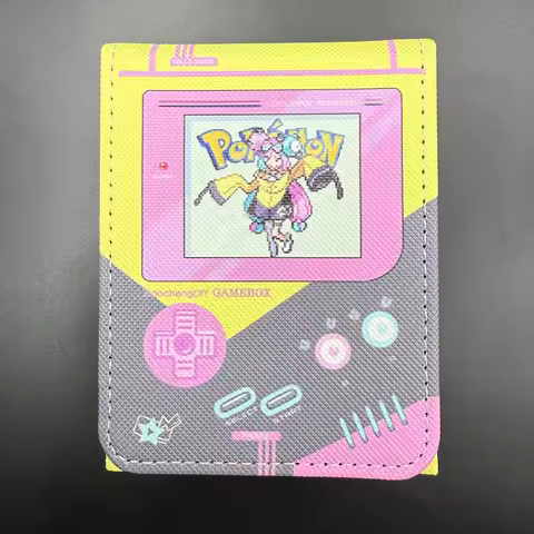 Diy Ptcg Trainer Iono Pixel Series Card Storage Box Ws Opcg Ygo Ptcg Iono Leather Magnetic Card Stor