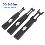 OD 3~30mm E Type Circlip Pliers Retaining Ring Pliers Carbon Steel E-Shaped Fork E-Ring Pliers ETH-1