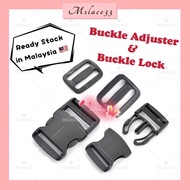 3.2cm 3.8cm Buckle Lock bag strap Plastic Buckle Tali Beg Buckle Adjuster plastic (Black) Bag Access