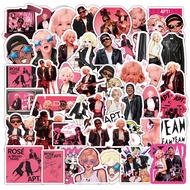 APT Song Stickers 50 Sheets Star Singers Park Chae Young Martian New Song Decoration Phone Case DIY 