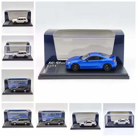 Hi Story 1:43 for for Leone Estate VAN 4WD/BRZ STI Sport/Legacy Touring Wagon GT Resin Car Model Toy