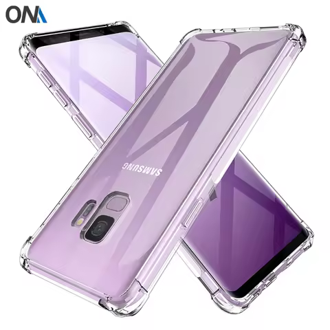 Shockproof Case for Samsung Galaxy S9 / S9 Plus Clear Silicone Phone Cases on for Samsung Galaxy S9 