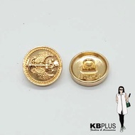 Zinc Button Fashion 15mm (7 Pieces)