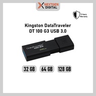 Kingston DataTraveler USB Flash Drives 32GB 64GB 128GB Pen Drive USB 3.0 DT100G3 Thumb Drive