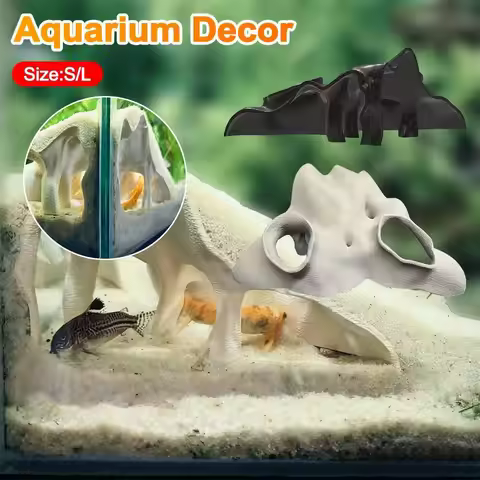 Durable 3D Printed Cave Faux Mangrove Root Textured Root Style Fish Hideout Natural-Look Decor Hideo