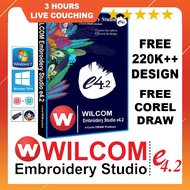 🔥3 HOURS TRAINING🔥 Wilcom E4.2 | Embroidery Software Full Version | Free Embroidery Design | Free Co