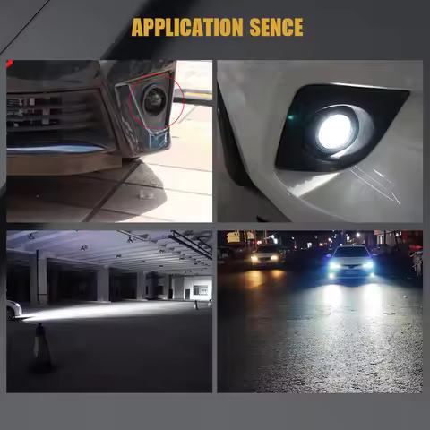 3 inch Metal Fog Light Bi-xenon Projector Lens PTF Adjustment Bracket High Low Light For Toyota Camr