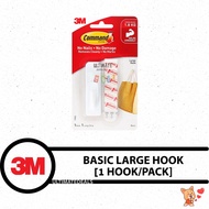 3M Command™ 17503 Basic Hooks - 1 Hook 1 Large Strip