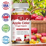 Apple Cider Vinegar Capsule, Supports Healthy Digestion, Detox & Cleansing, Weiaht Management, Metab