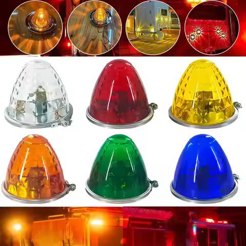 Universal Led Side Marker Light Watermelon Taillight Truck Indicator Bus Car Turn Bulb 12v/24v Brake
