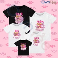 [Kids] Tshirt Birthday Paw Patrol Birthday Girl Boy Shirt Gift Family Clothing Mother Father Kids Cl